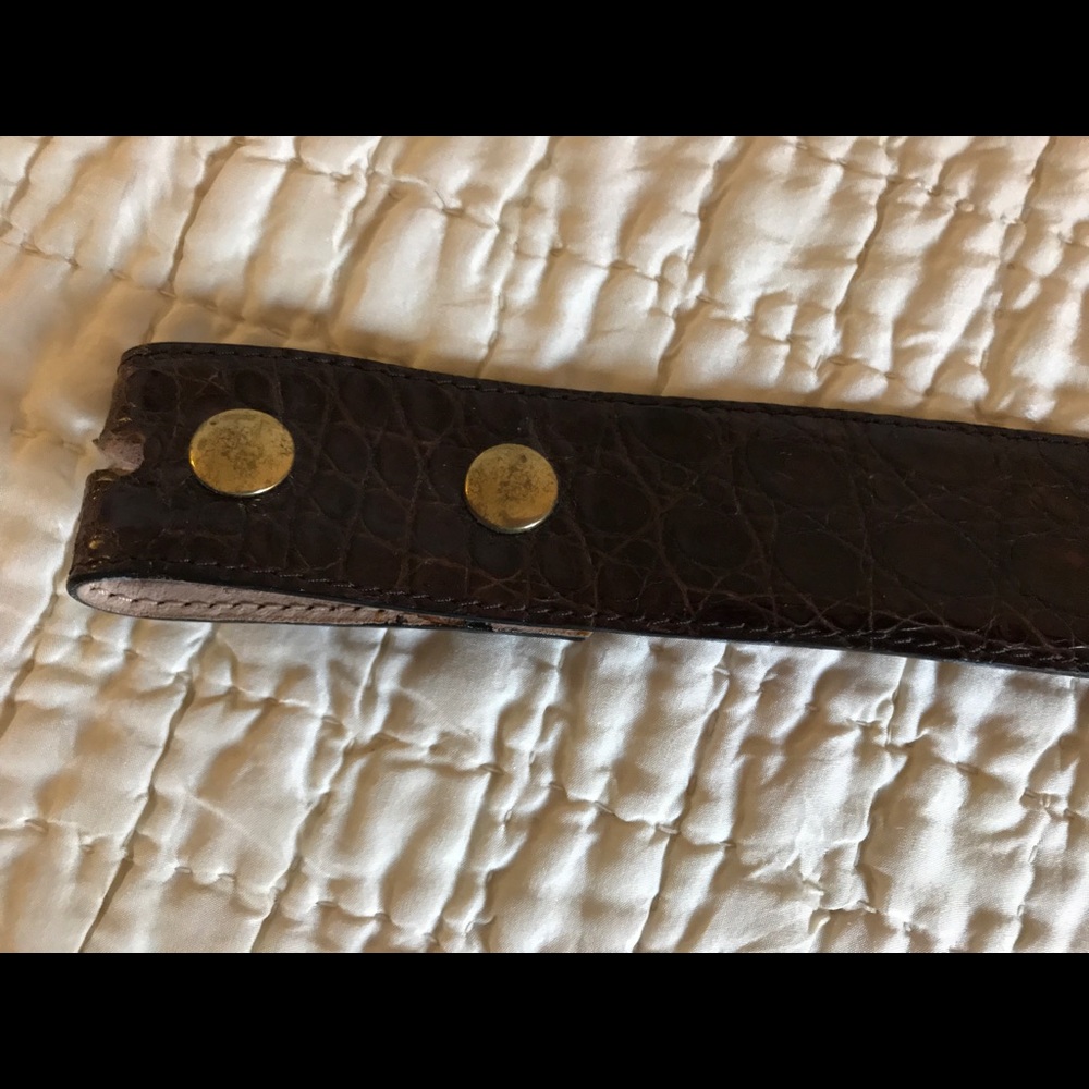 Genuine Crocodile Belt